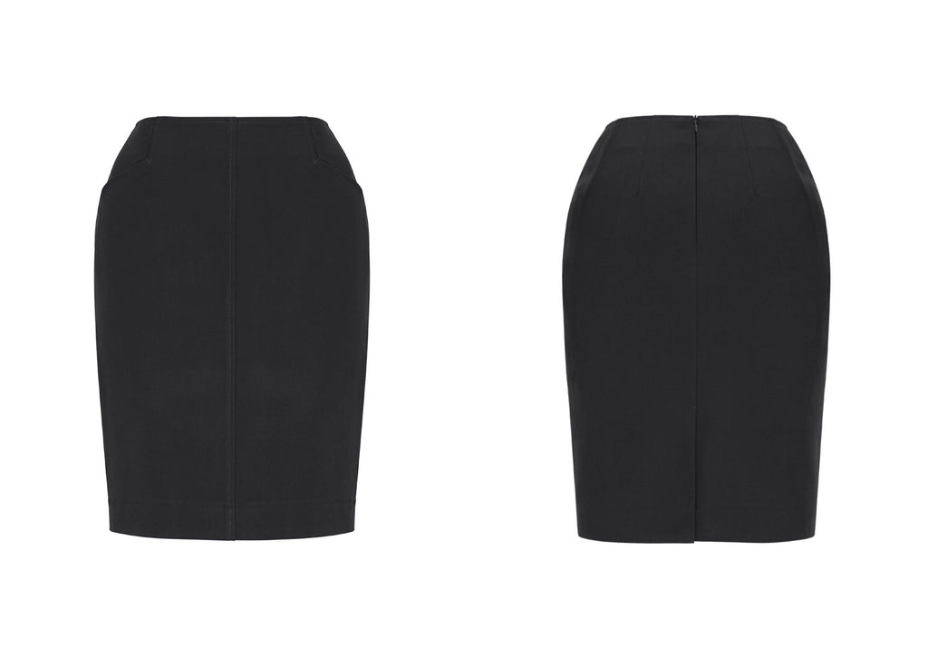 WOMENS BANDLESS PENCIL SKIRT