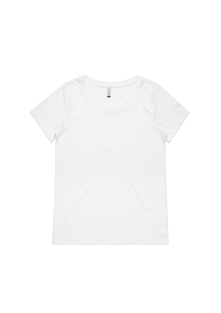 WO'S SHALLOW SCOOP TEE