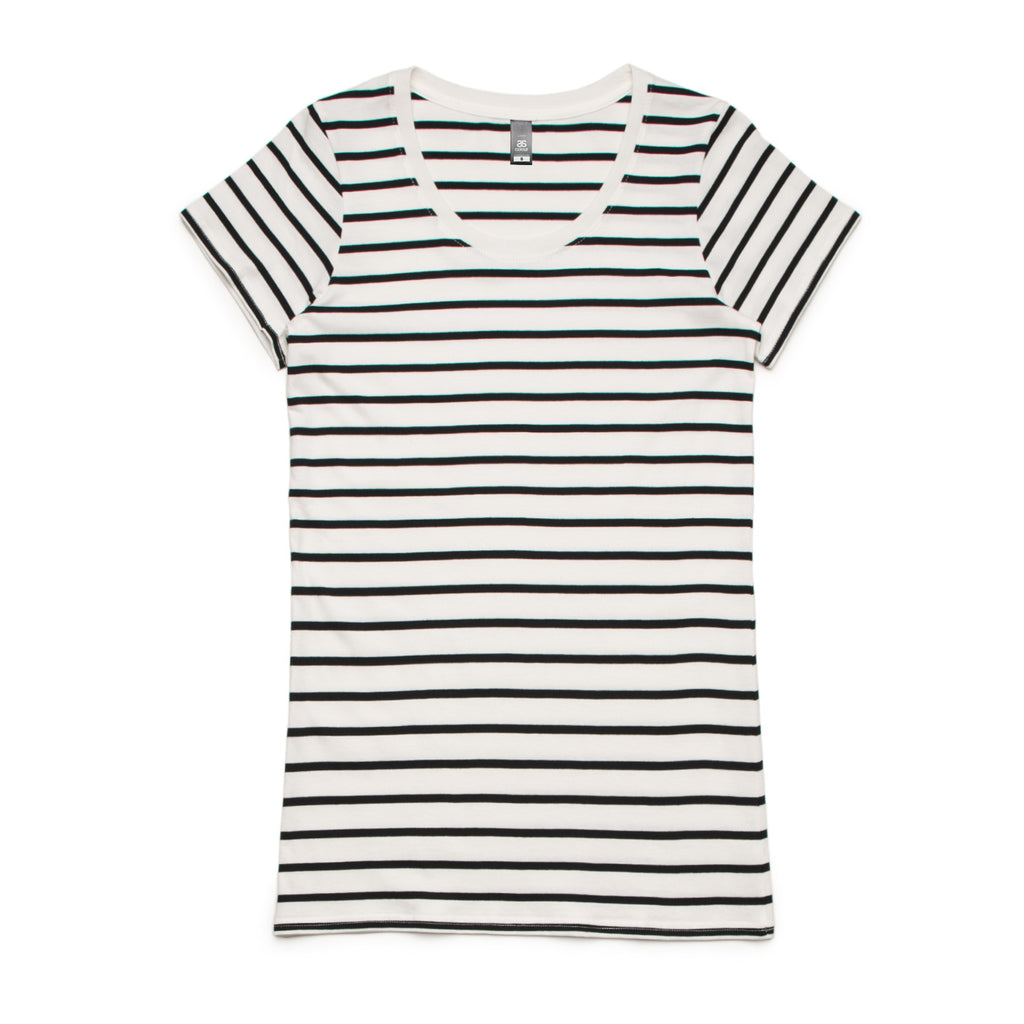 WO'S LOOP STRIPE TEE