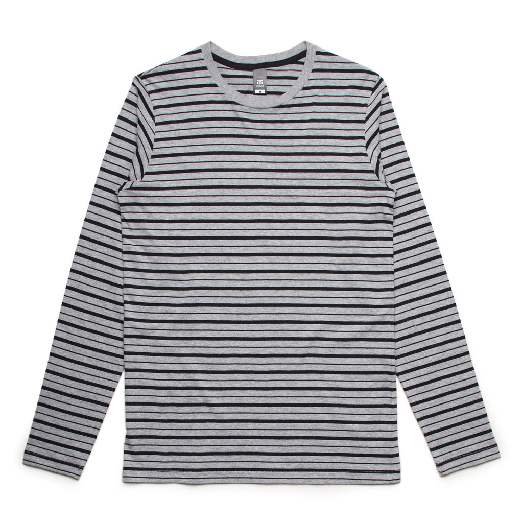 MENS MATCH STRIPE L/S TEE