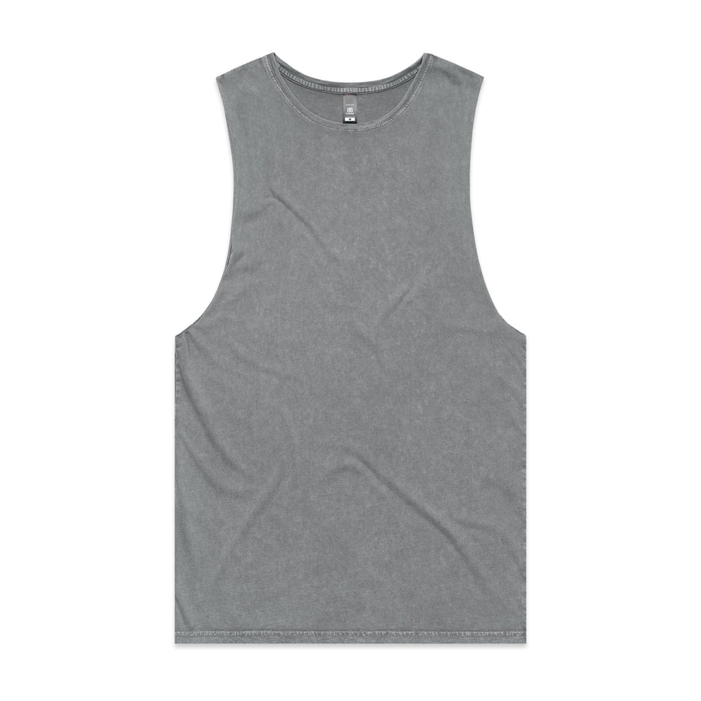 MENS STONE WASH BARNARD TANK