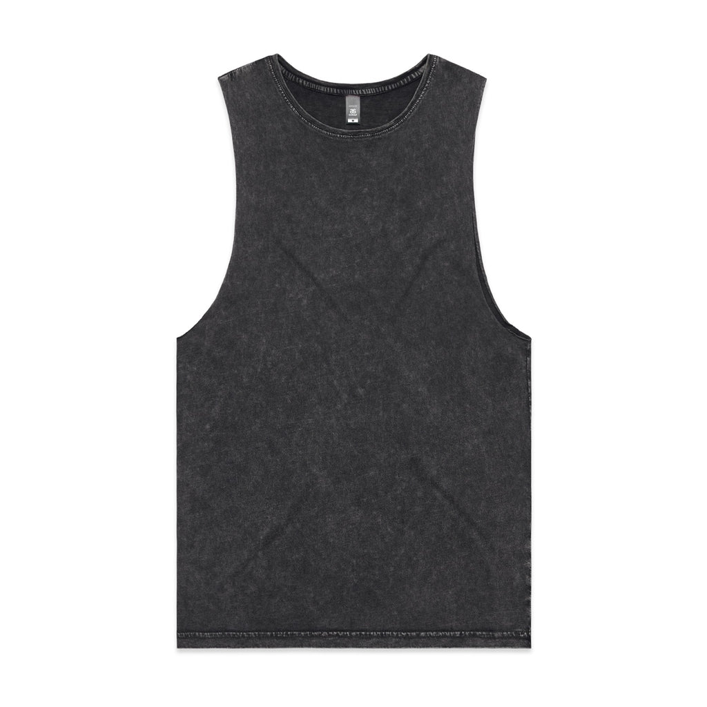 MENS STONE WASH BARNARD TANK