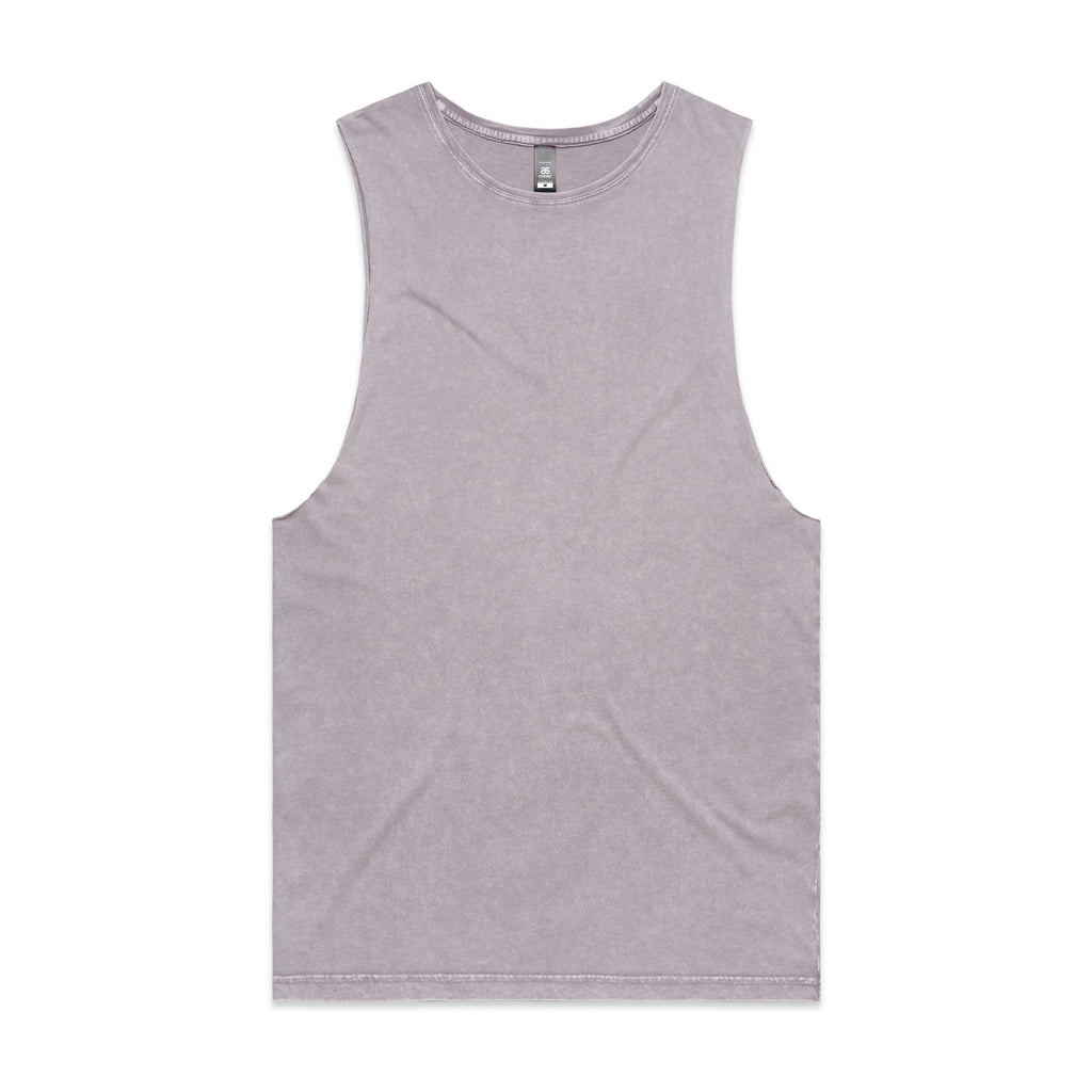 MENS STONE WASH BARNARD TANK