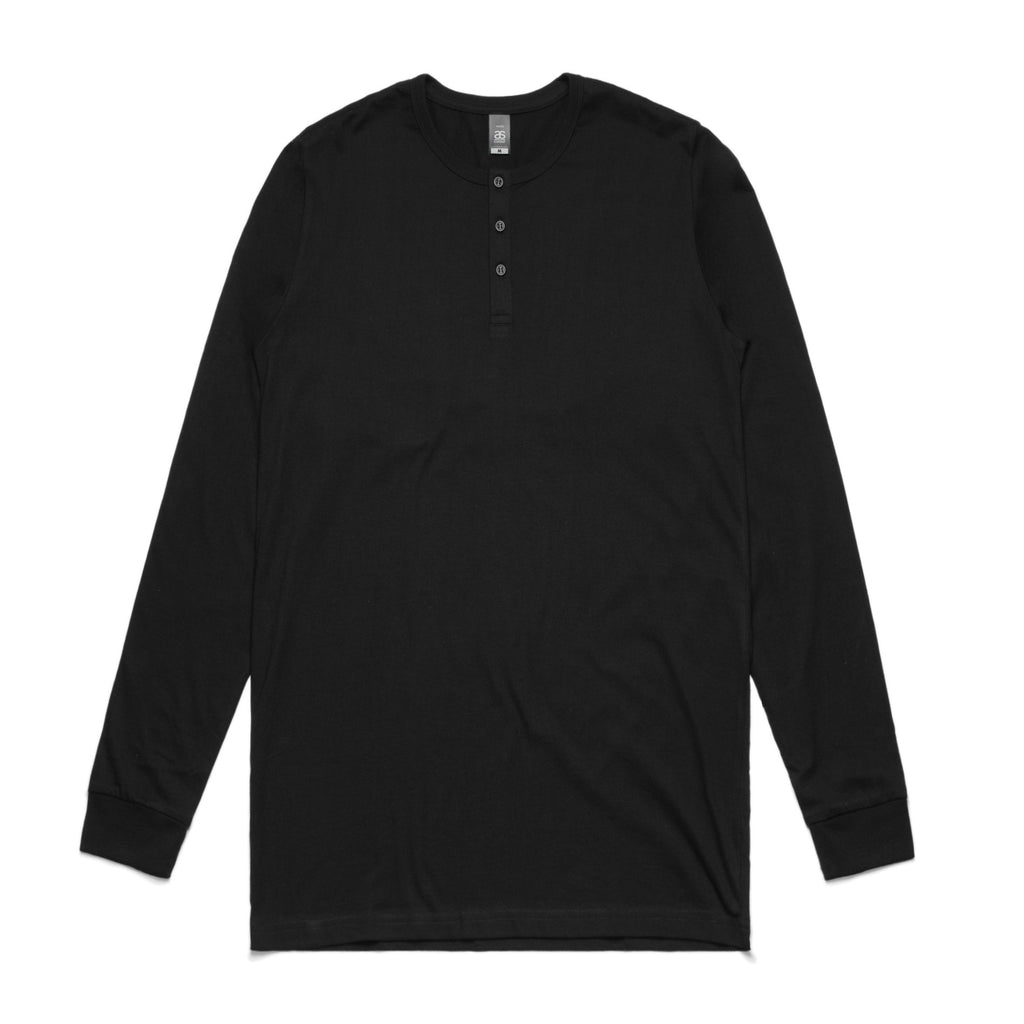 MENS HENLEY L/S TEE