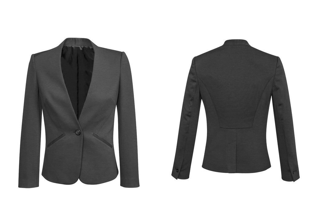 WOMENS COLLARLESS JACKET