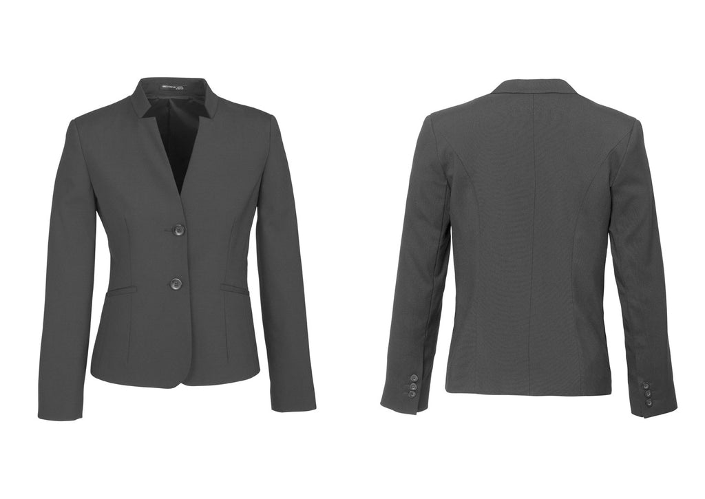 WOMENS SHORT JACKET WITH REVERSE LAPEL