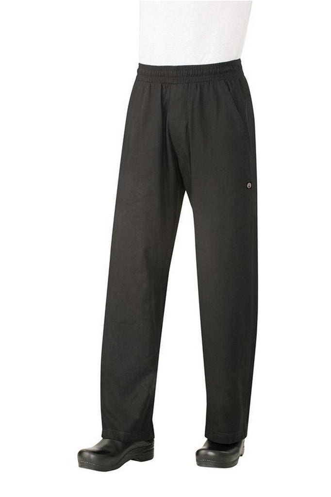 Black Better Built Baggy Chef Pants