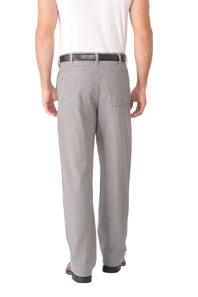 Small Check Fitted Chef Pant