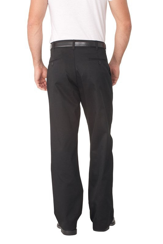 Black Fitted Chef Pant