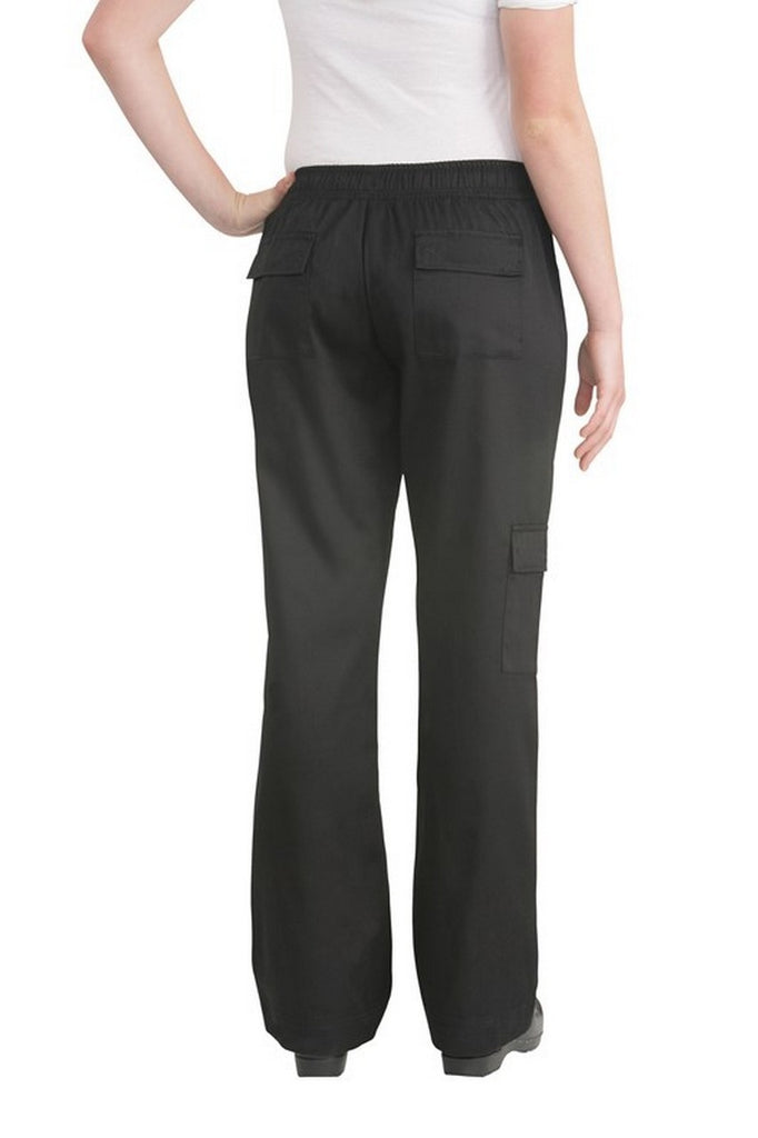 Women's Black Cargo Chef Pant