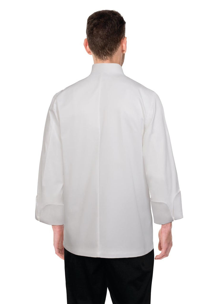 Milan White 100% Cotton Chef Jacket