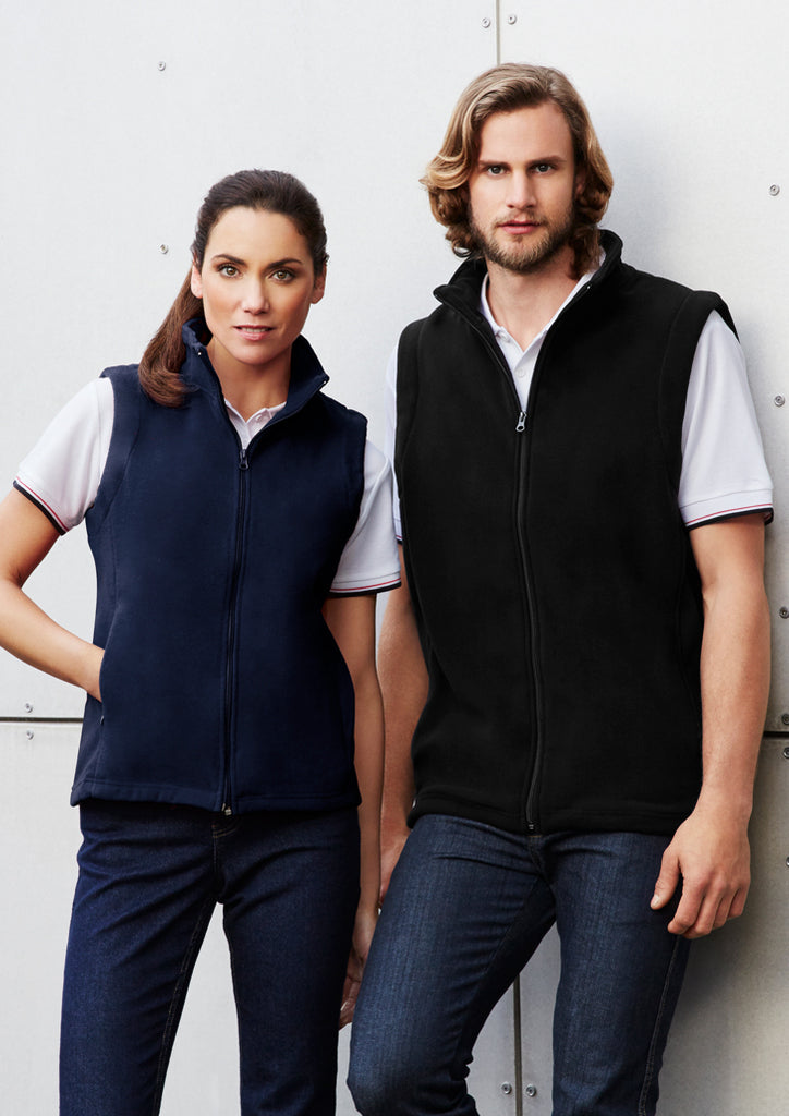 MENS PLAIN MICRO FLEECE VEST
