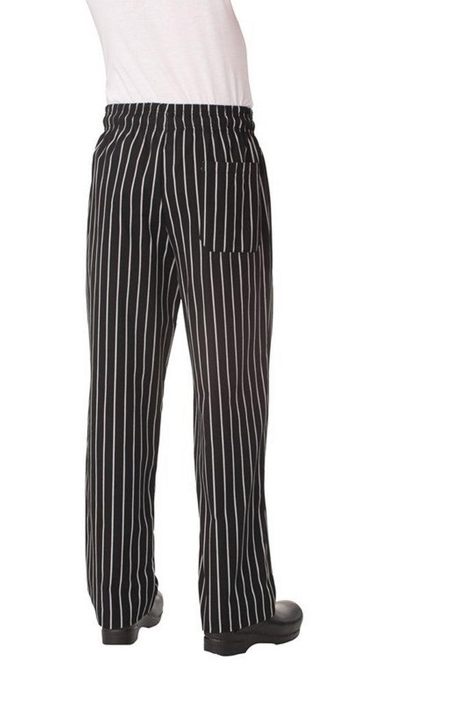 Chalkstripe Baggy Chef Pants