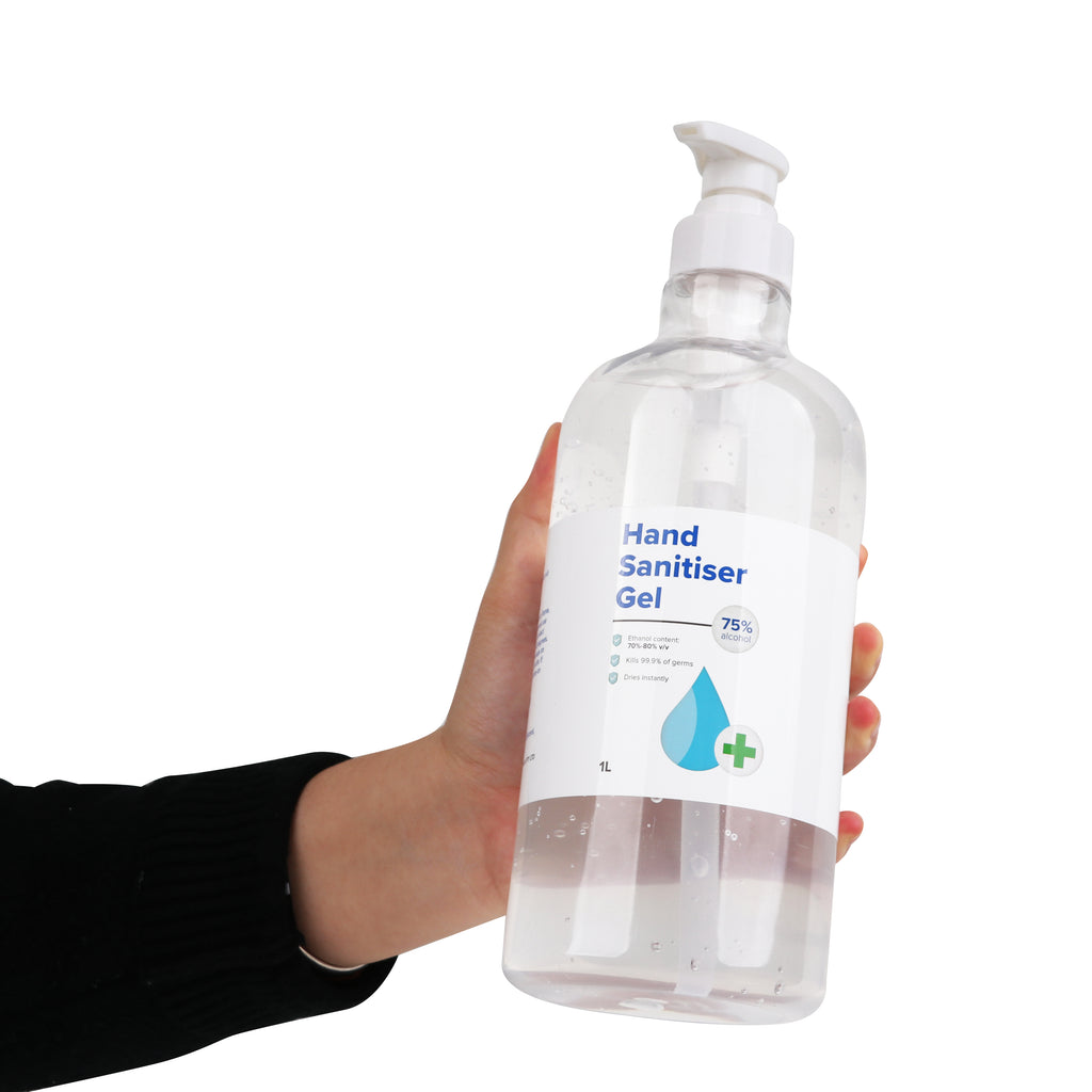 1 Ltr Hand Sanitiser Gel Pump Bottle $7.95 each | Pack of 20 pcs
