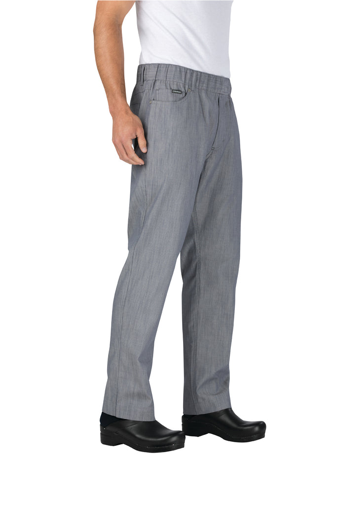 Vertical Stripe Chef Pants