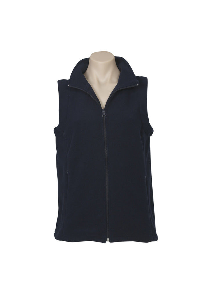 LADIES PLAIN MICRO FLEECE VEST