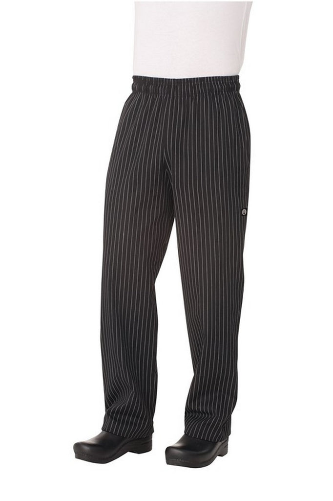 Designer Pinstripe Baggy Chef Pants