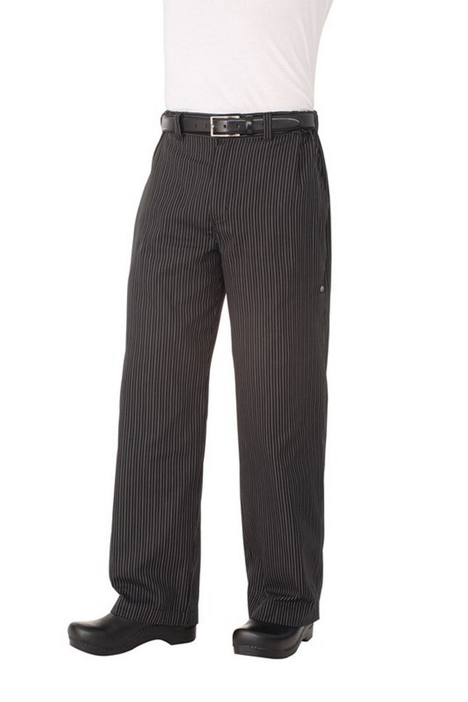 Professional Grey Stripe Chef Pants