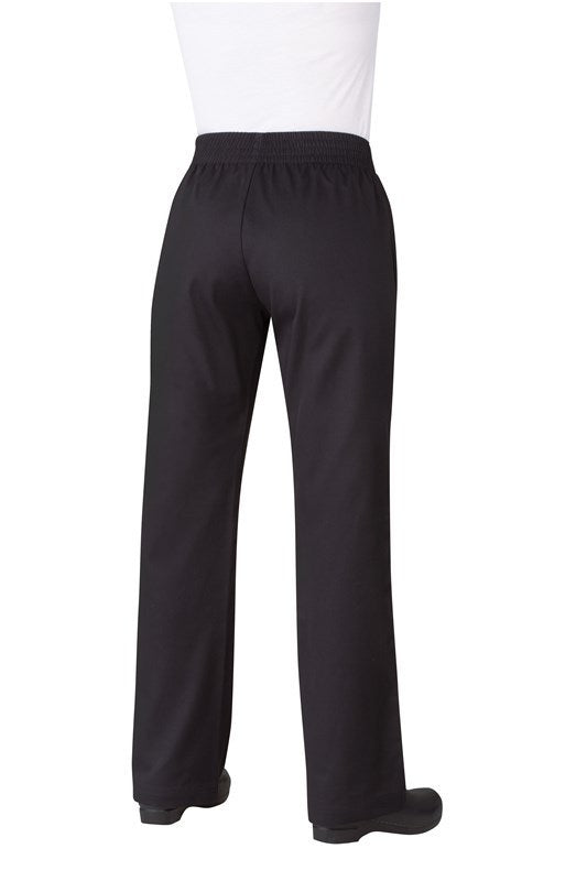 Women's Black Essential Baggy Chef Pants