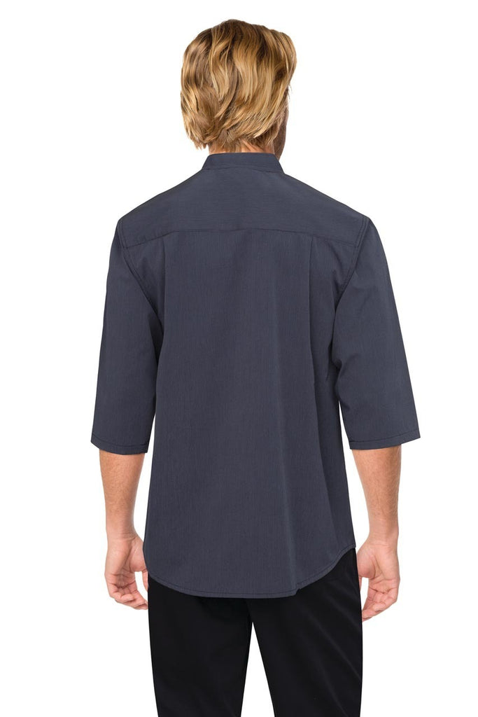 Deep Grey 3/4 Sleeve Chef Shirt