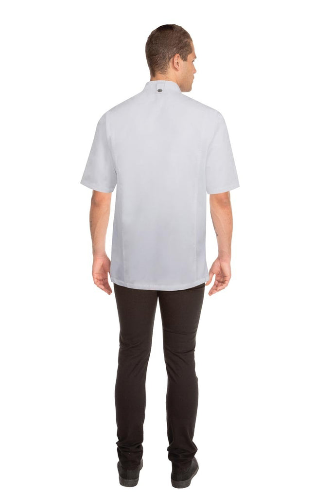 Cannes Press Stud White Chef Jacket