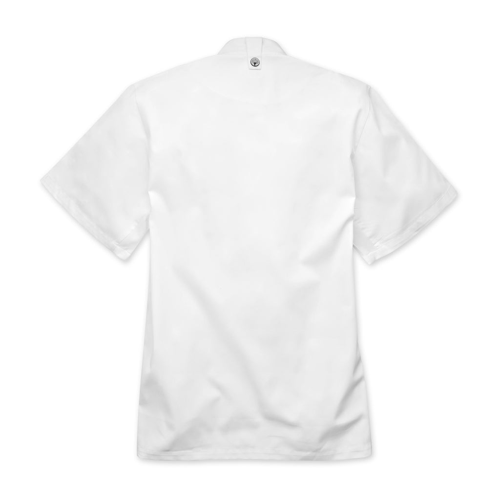 Cannes Press Stud White Chef Jacket