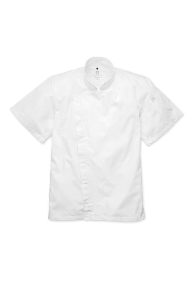 Cannes Press Stud White Chef Jacket