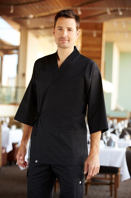 Black Sushi Server Jacket