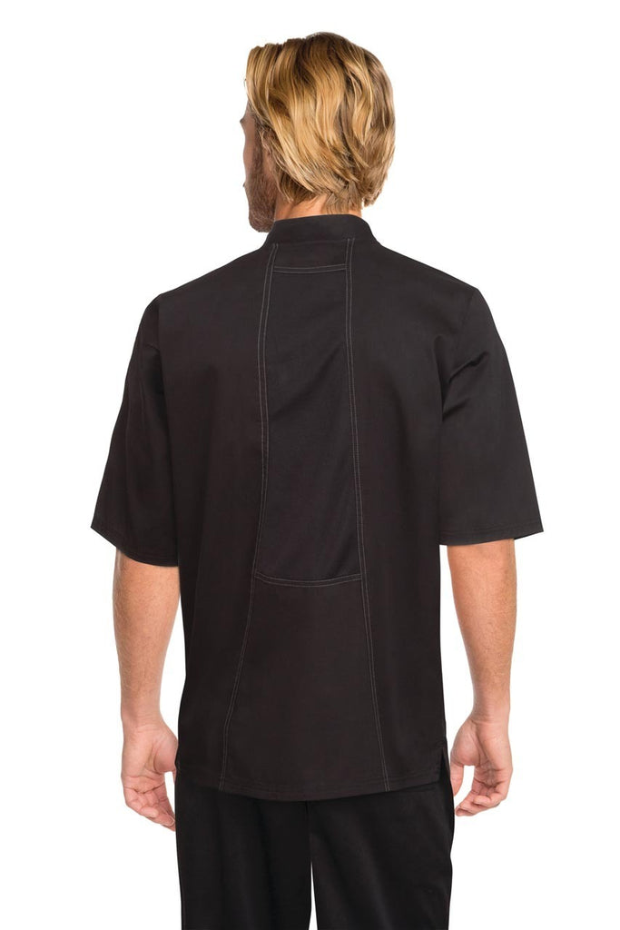 Valais Black V-Series Chef Jacket