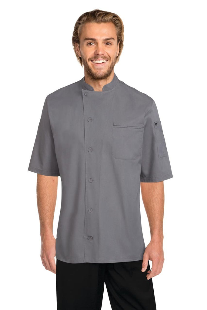 Valais Grey V-Series Chef Jacket