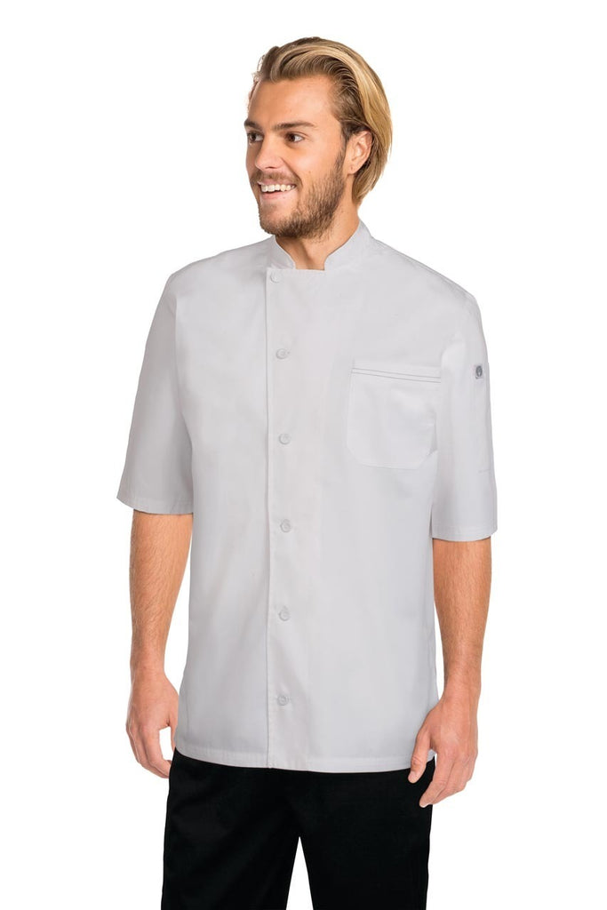 Valais White V-Series Chef Jacket