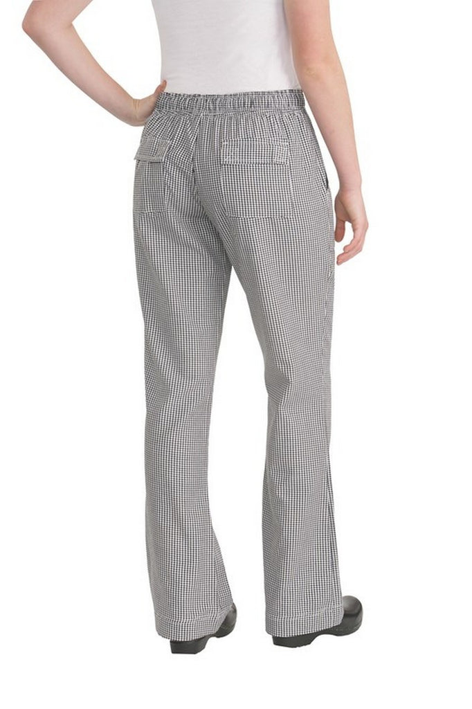 Womens Small Check Chef Pants