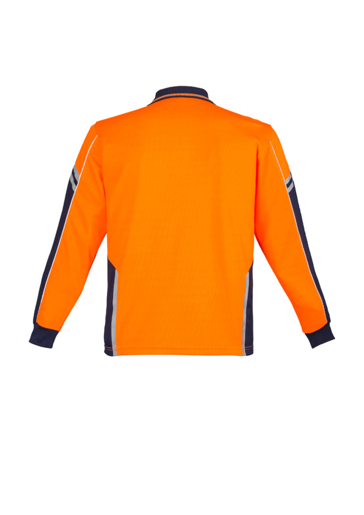 MENS HI VIS SQUAD L/S POLO