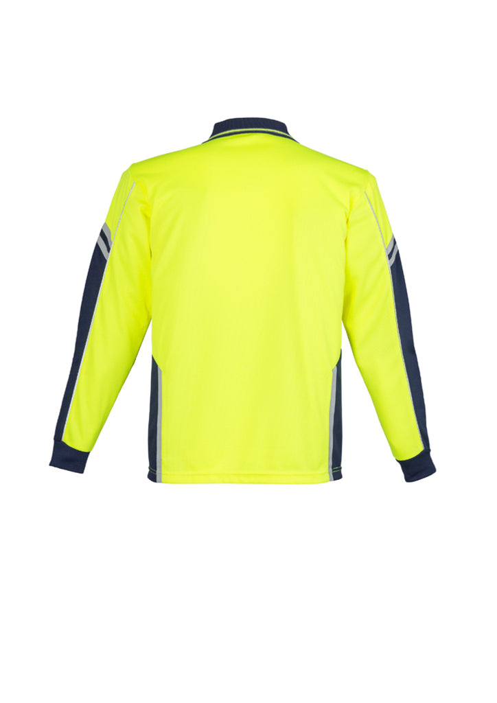 MENS HI VIS SQUAD L/S POLO