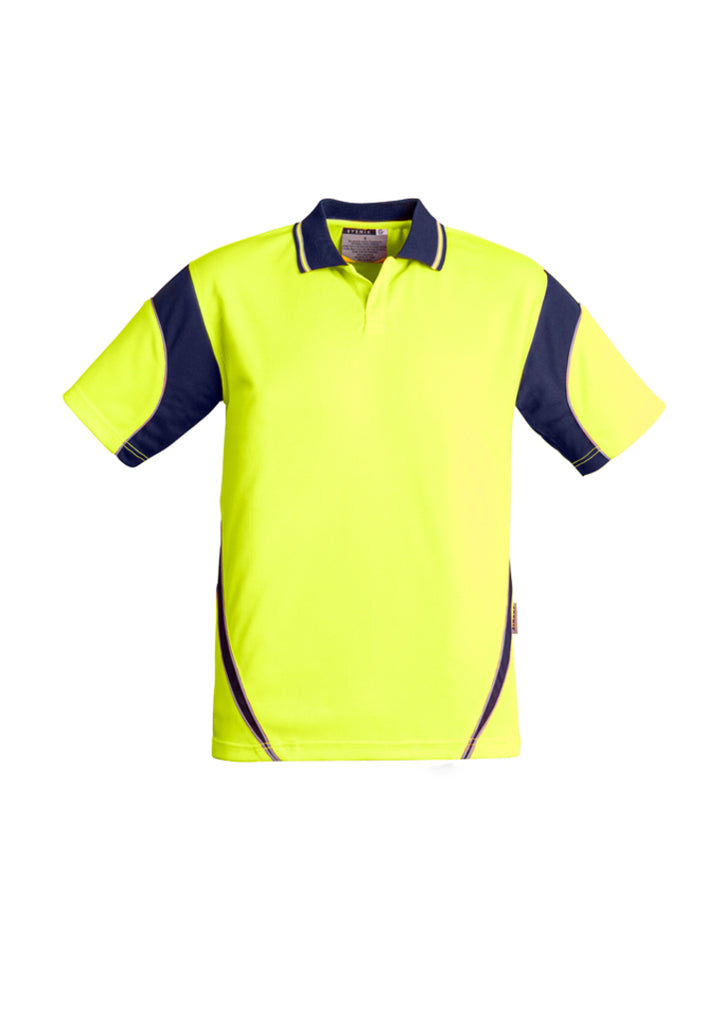 MENS HI VIS AZTEC POLO - SHORT SLEEVE