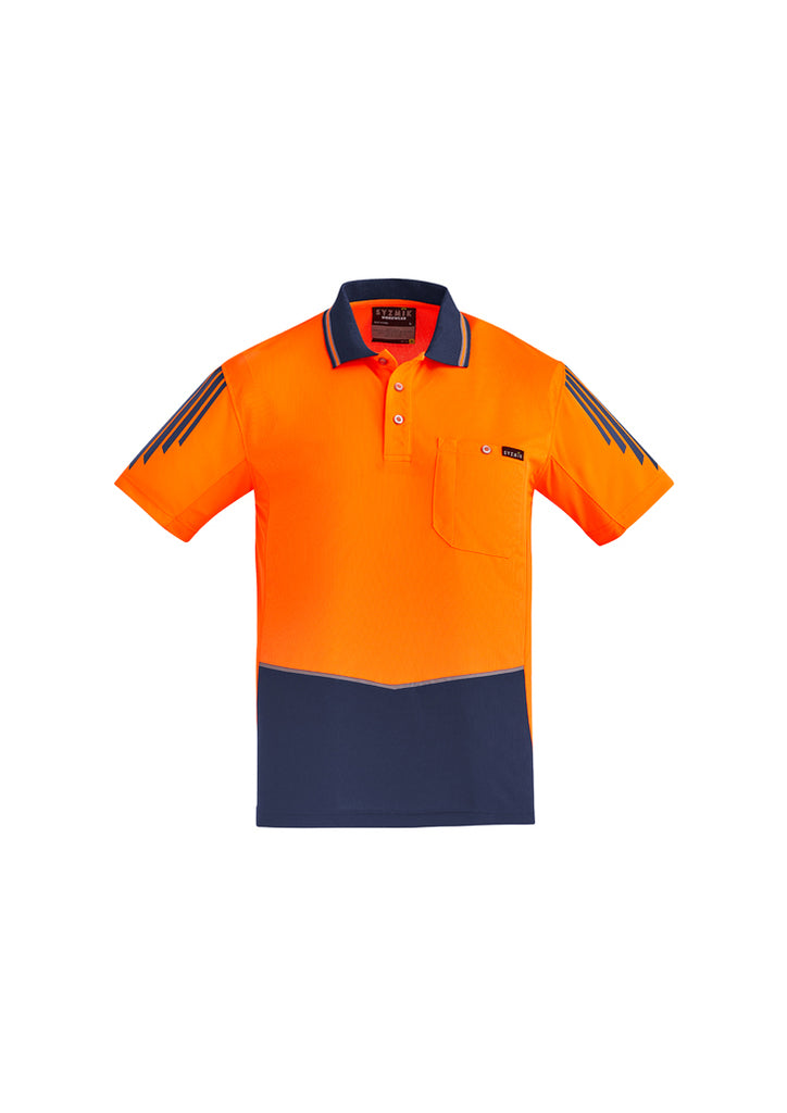 MENS HI VIS FLUX S/S POLO