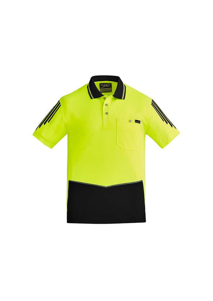 MENS HI VIS FLUX S/S POLO