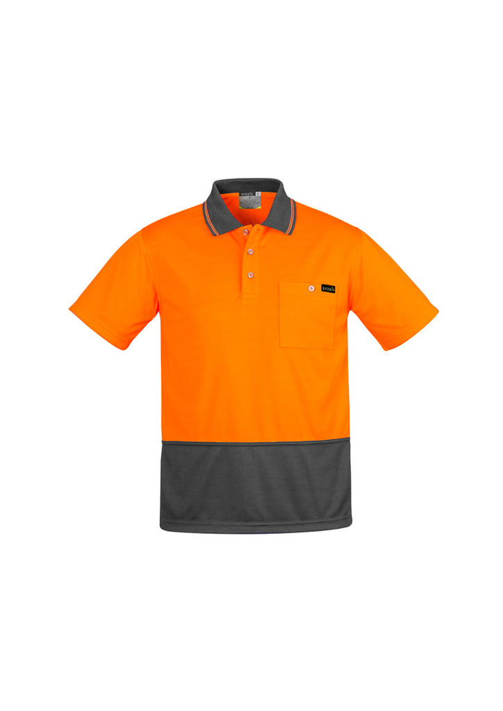 MENS COMFORT BACK S/S POLO