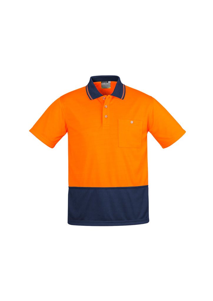 MENS COMFORT BACK S/S POLO