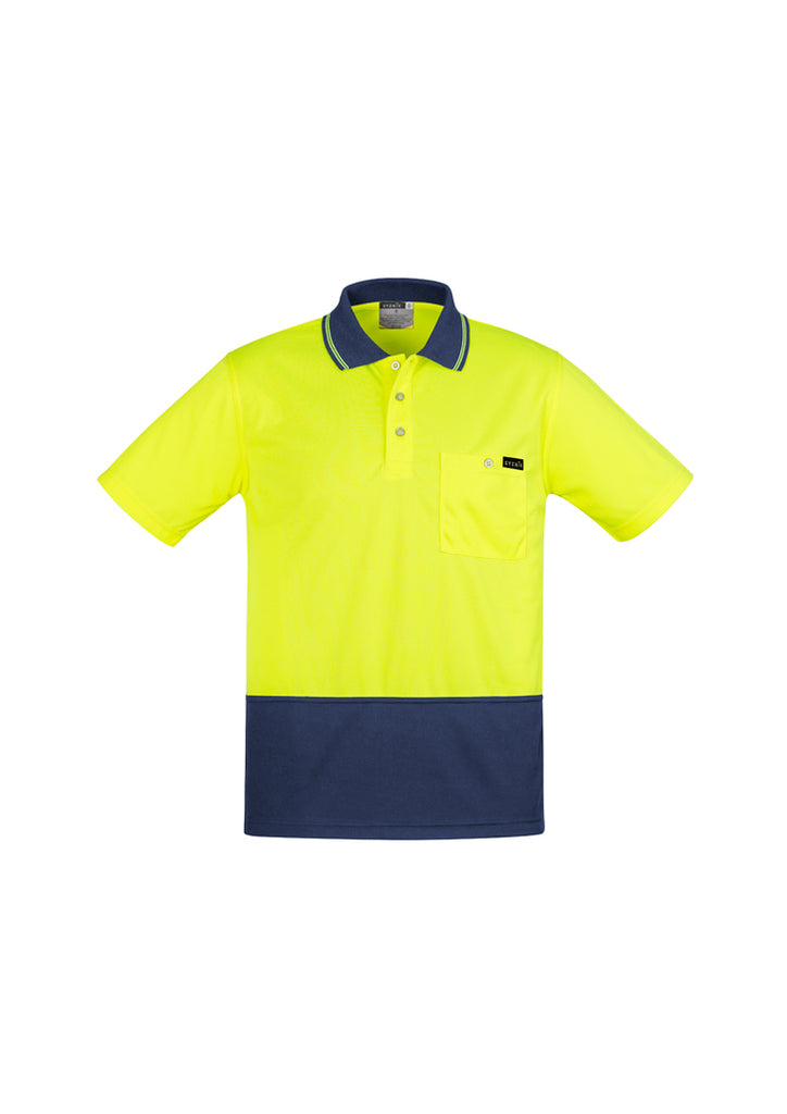 MENS COMFORT BACK S/S POLO