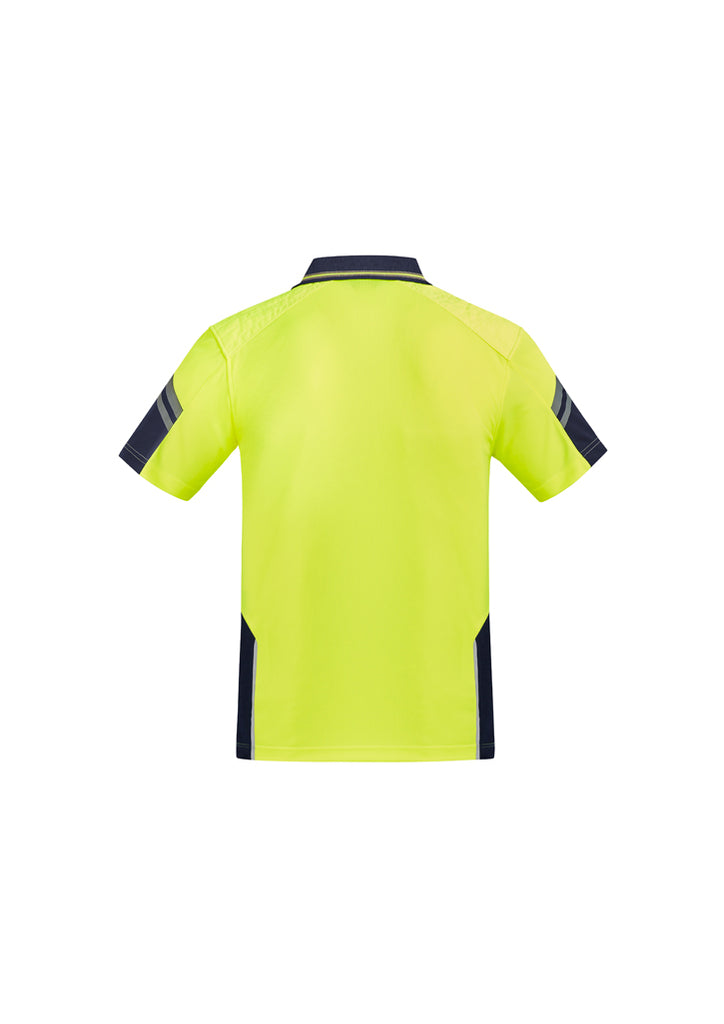 MENS REINFORCED HI VIS SQUAD S/S POLO