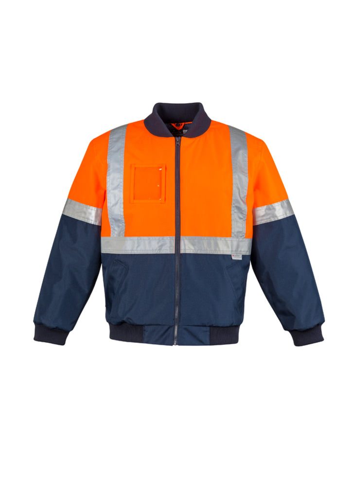 MENS HI VIS QUILTED FLYING JACKET