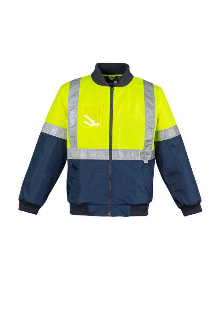 MENS HI VIS QUILTED FLYING JACKET