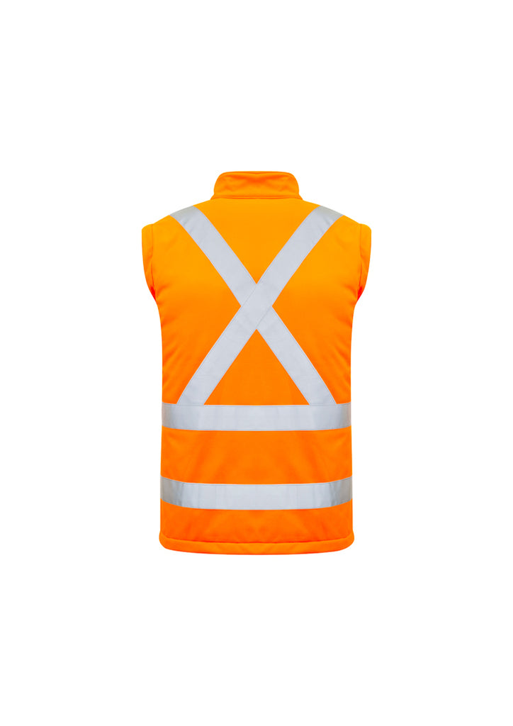 UNISEX HI VIS 2 IN 1 X BACK SOFT SHELL JACKET