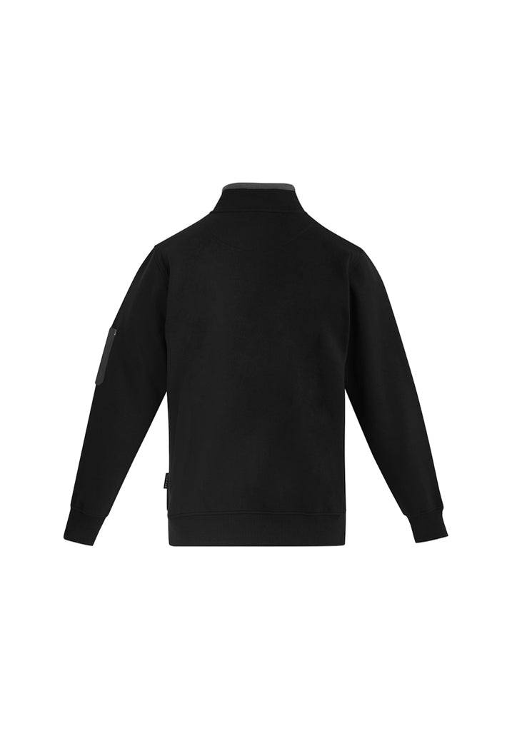 MENS 1/4 ZIP BRUSHED FLEECE