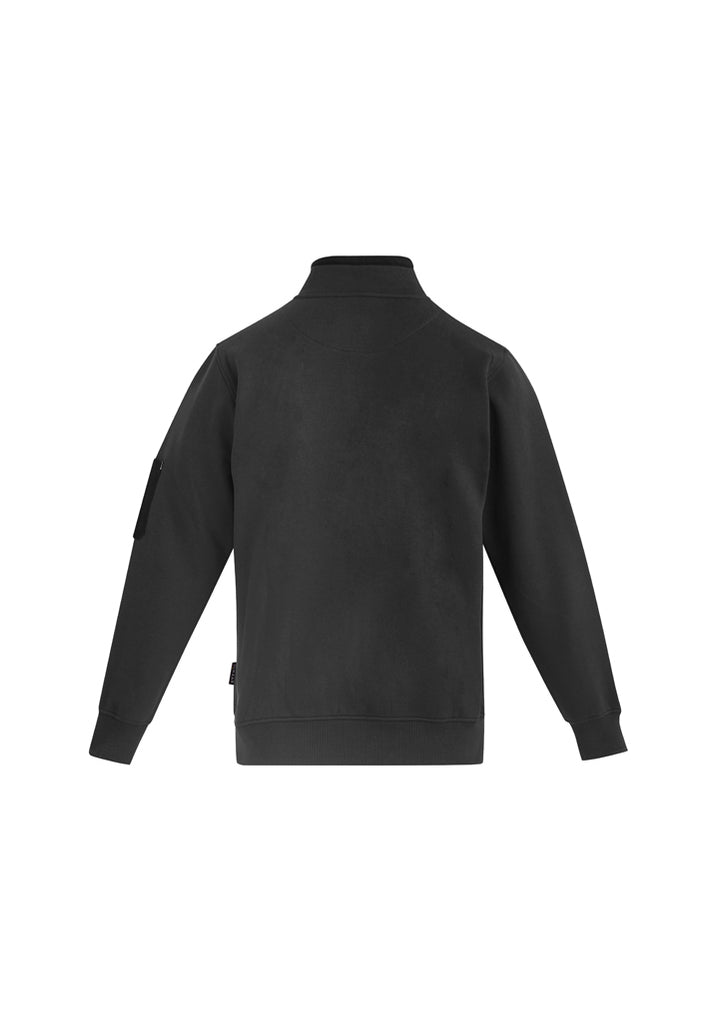 MENS 1/4 ZIP BRUSHED FLEECE