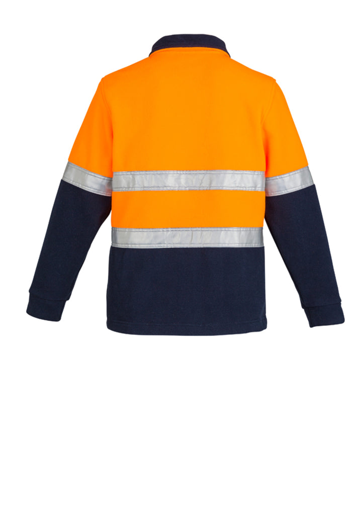 MENS HI VIS FLEECE JUMPER - HOOP TAPED