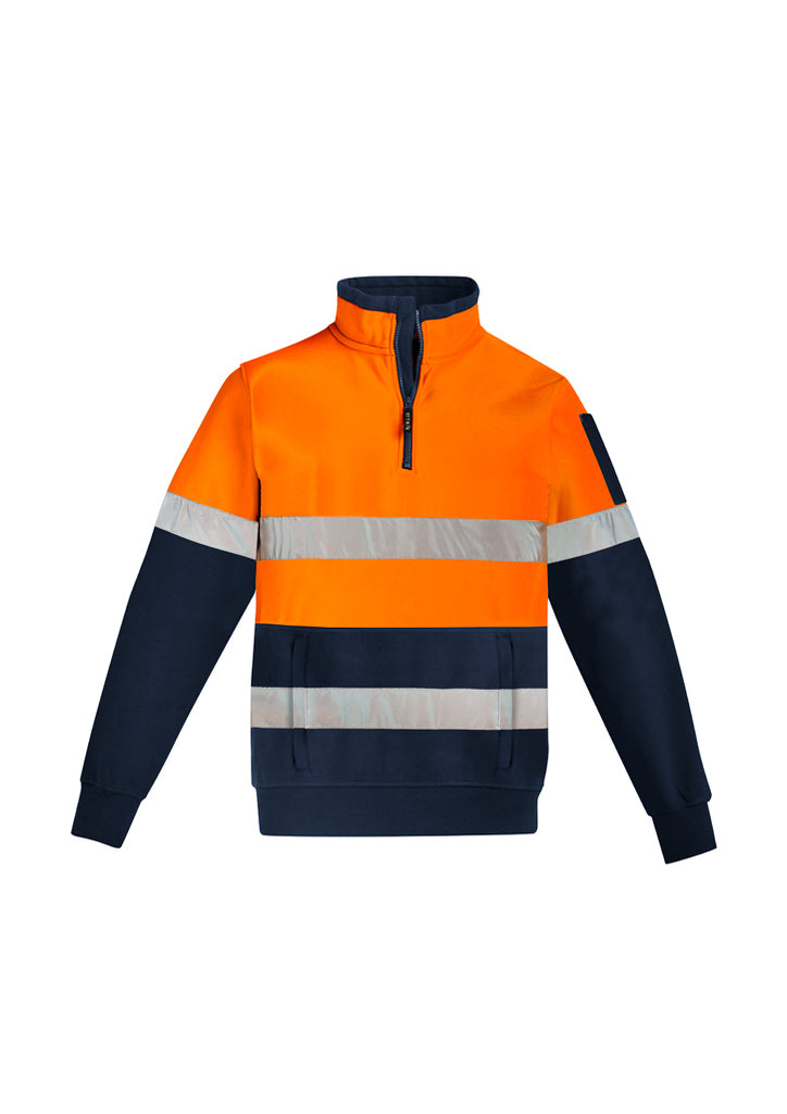 MENS HI VIS 1/4 ZIP PULLOVER - HOOP TAPED