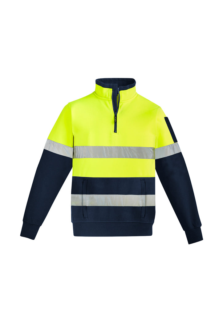 MENS HI VIS 1/4 ZIP PULLOVER - HOOP TAPED