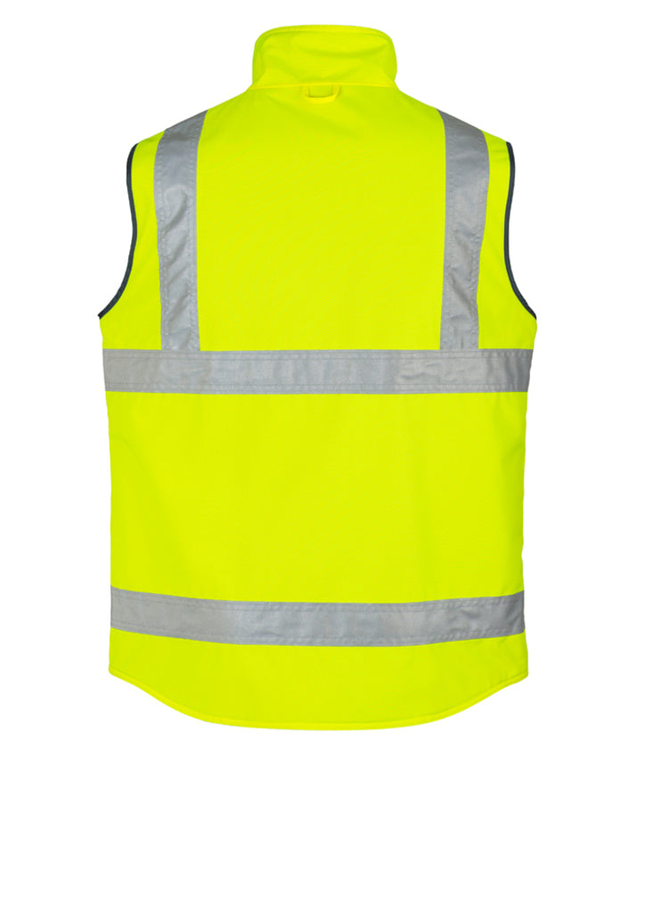 MENS HI VIS LIGHTWEIGHT FLEECE LINED VEST